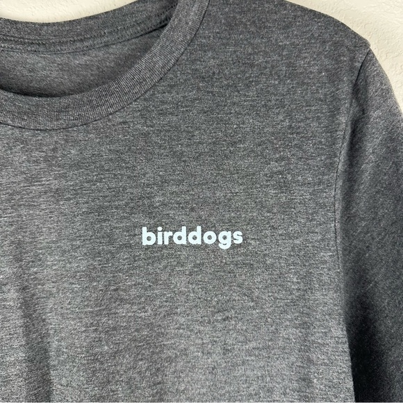 Birddogs Men’s Gray Blue Back Graphic Short Sleeve Tee Shirt Size Small - Picture 2 of 5